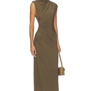 EAVES Auda Gown in Olive  - Formal Dress
